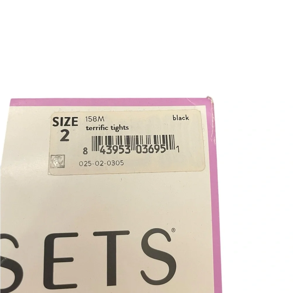Spanx Assets Maternity Shaping Tights‎ Size 2 Black Soft Waistband NEW